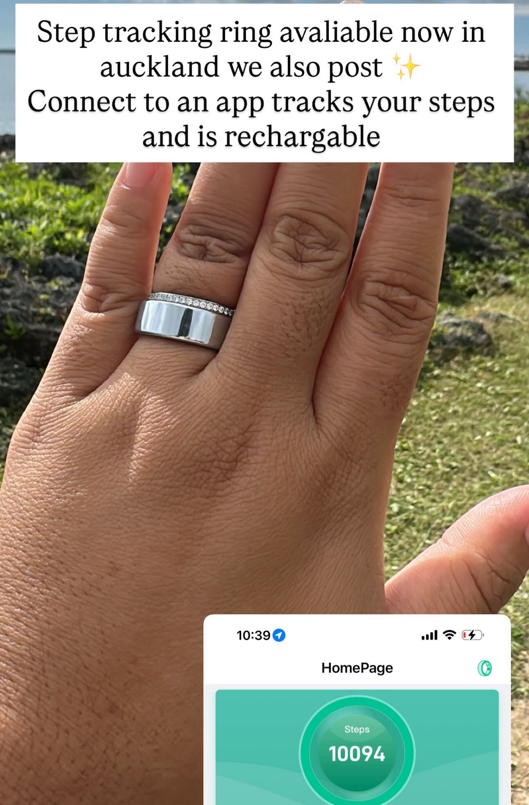 Step tracking ring